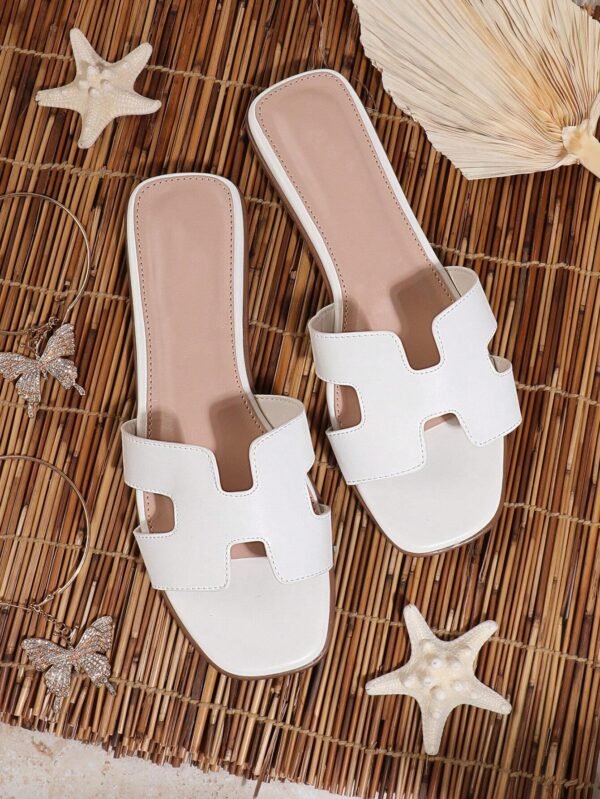 SHUZIA Sandales minimalistes blanches
