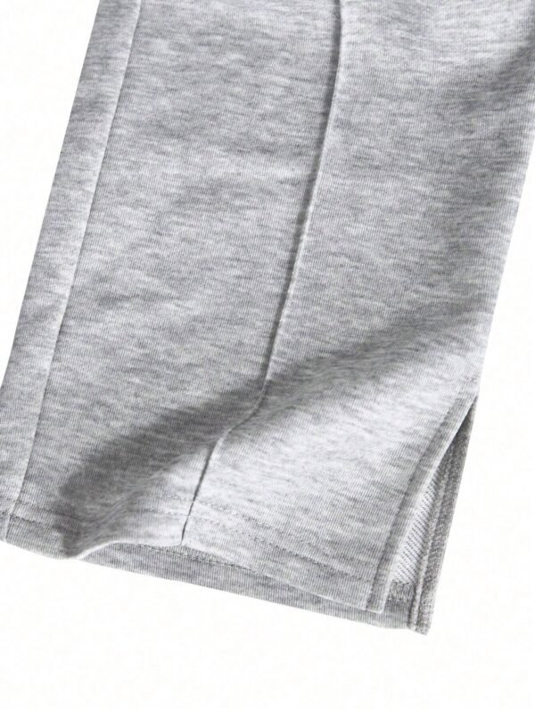 Manfinity EMRG Pantalon survêtement droit gris clair – Image 4