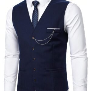 Manfinity Mode Gilet costume décontracté