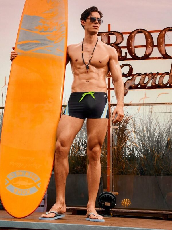 Manfinity Maillot boxer blocs de couleurs – Image 5