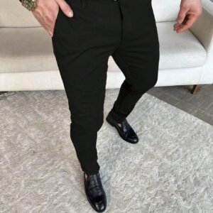 Manfinity Mode Pantalon costume uni décontracté