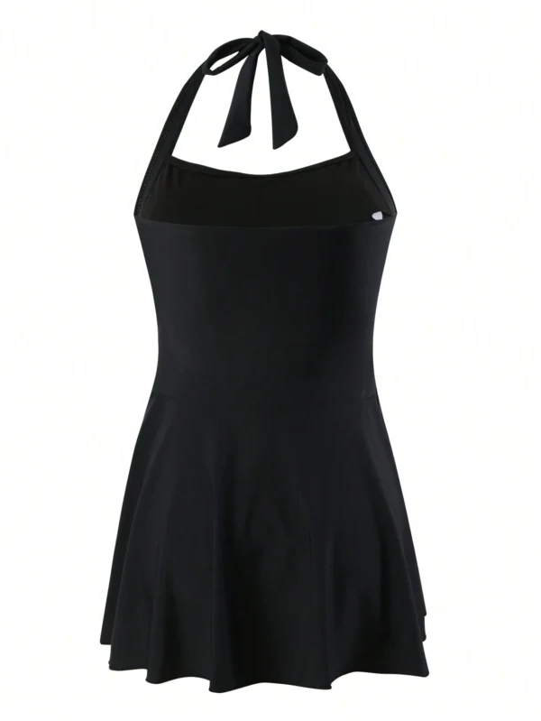 SHEIN Swim Robe bain noir volants – Image 4