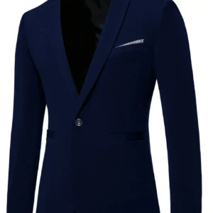 Manfinity Blazer manches longues revers cranté