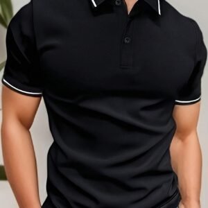 Polo manches courtes rétro golf