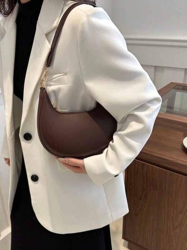 Sac croissant lune fermeture éclair – Image 4