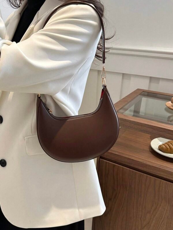 Sac croissant lune fermeture éclair – Image 5