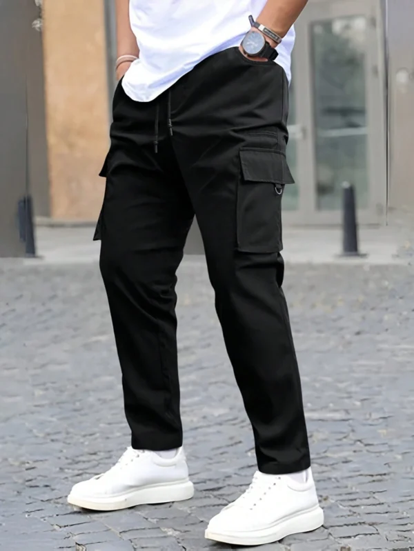 Manfinity Pantalons de travail taille élastique