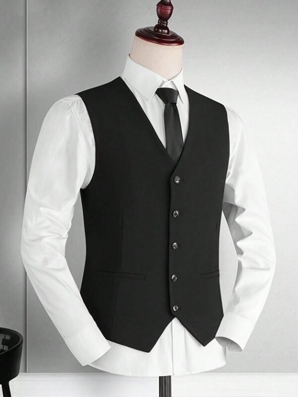 Gilet Slim Fit style coréen