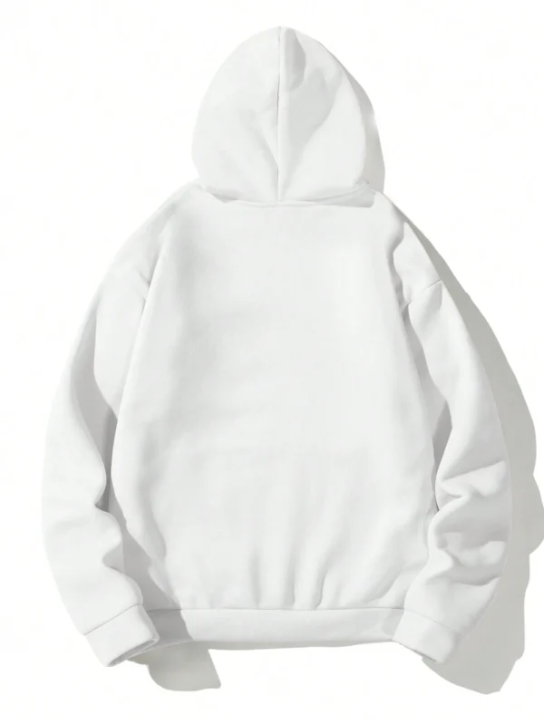 Manfinity Sweat capuche ample uni – Image 2