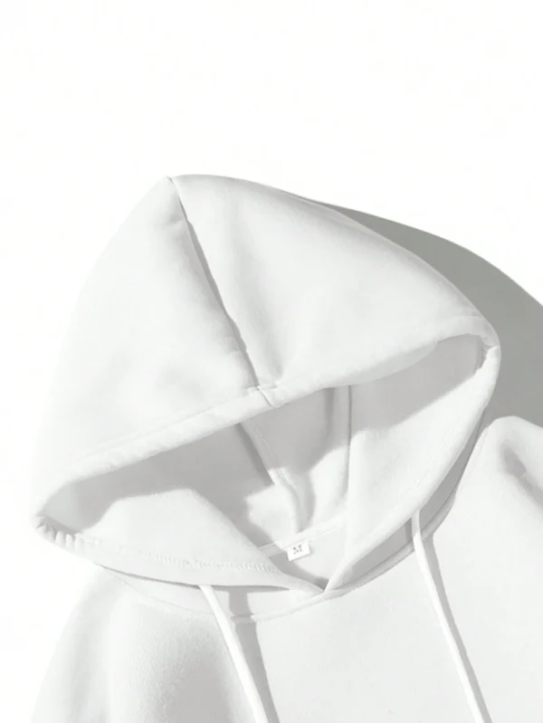 Manfinity Sweat capuche ample uni – Image 4