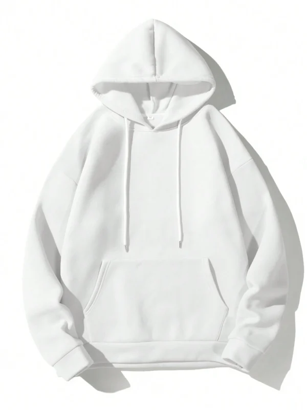 Manfinity Sweat capuche ample uni – Image 5