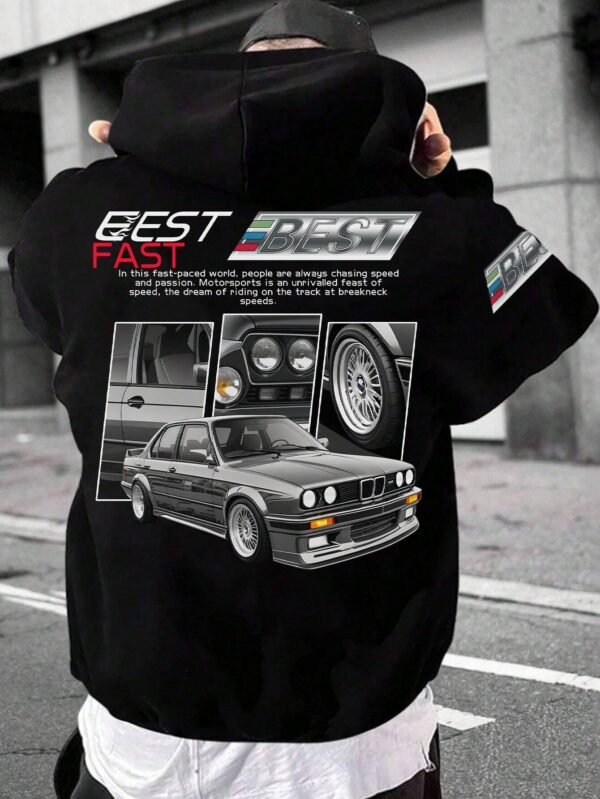 Manfinity EMRG Sweat capuche oversize voiture