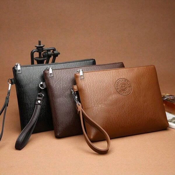Pochette sac à main PU pour homme