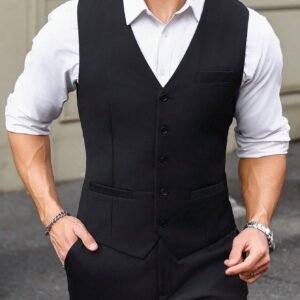 Manfinity Mode Veste boucle unie