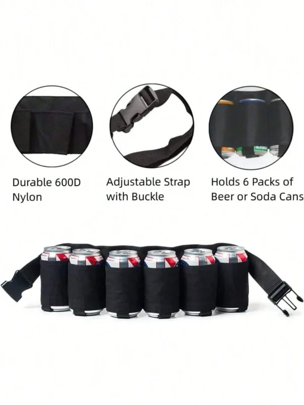 Porte-bouteilles banane réglable fêtes pique-nique – Image 3