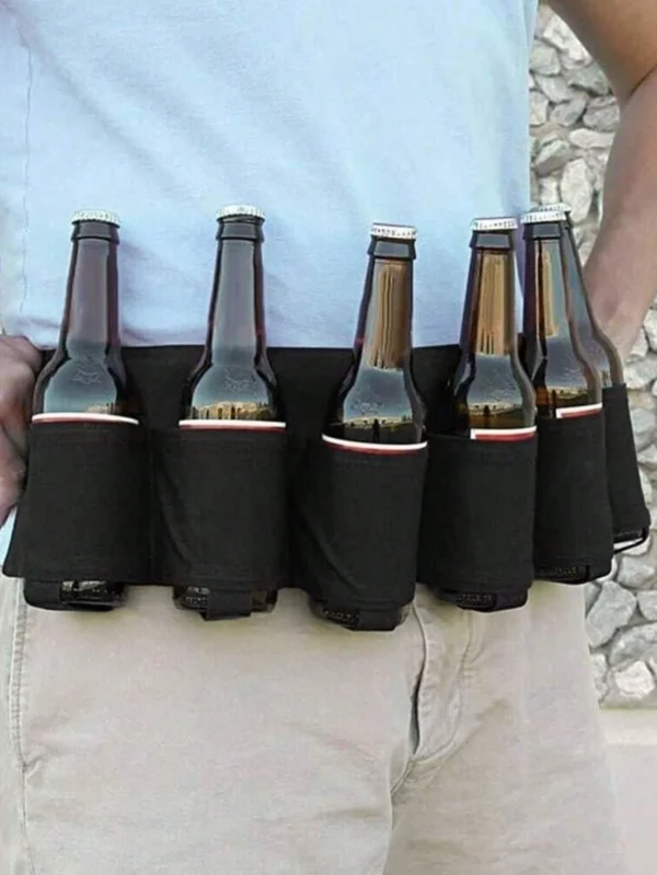 Porte-bouteilles banane réglable fêtes pique-nique – Image 2