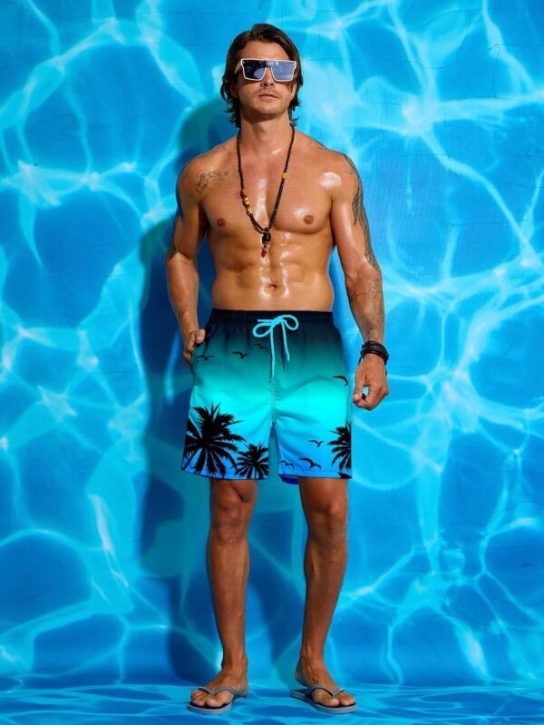 Manfinity Swimmode Shorts palmiers – Image 3