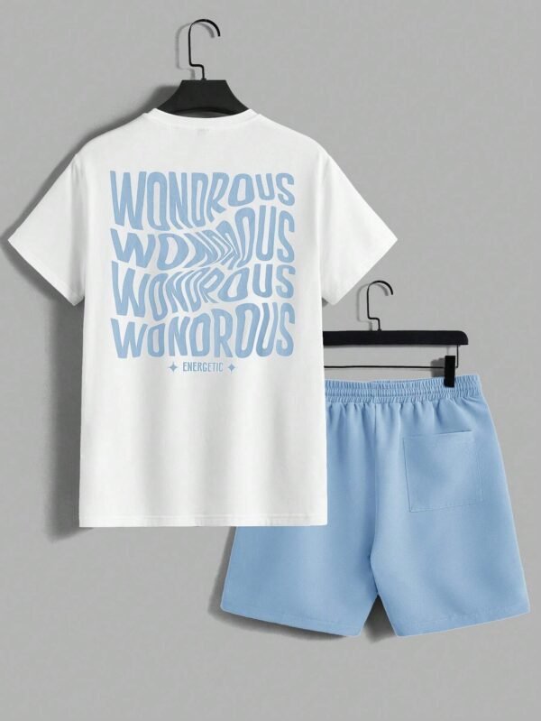 Manfinity StreetEZ Ensemble t-shirt imprimé short été