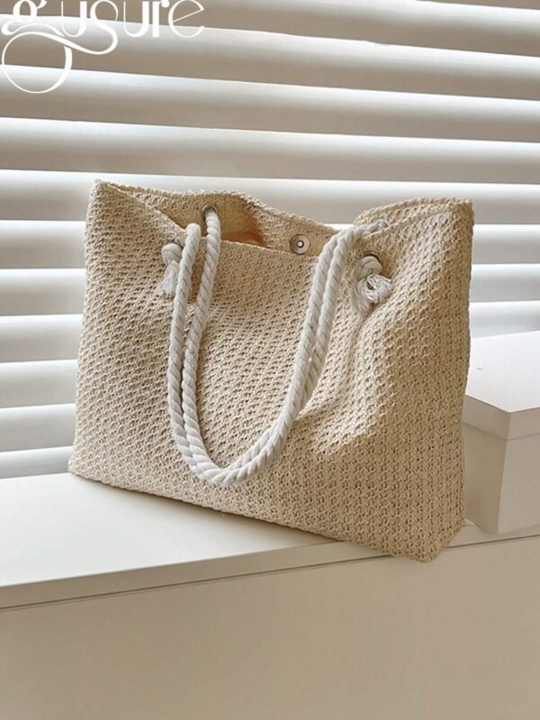 Sac fourre-tout tressé été
