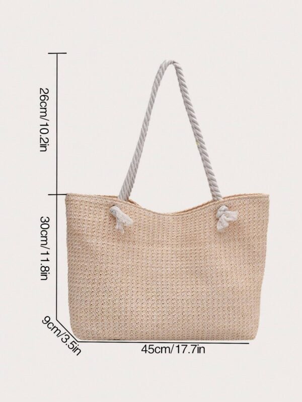 Sac fourre-tout tressé été – Image 11