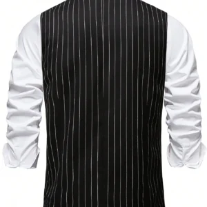 Manfinity Mode Gilet rayé été