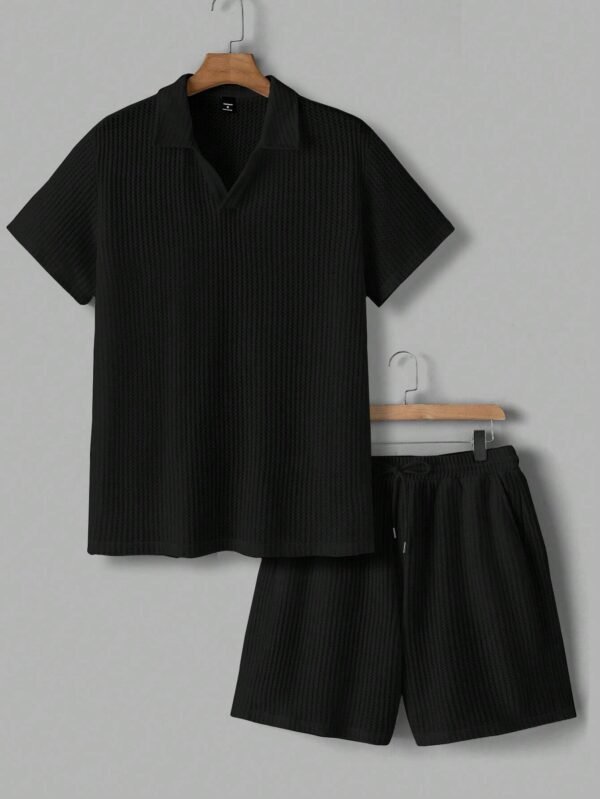 Manfinity Modomio Polo & short rayé