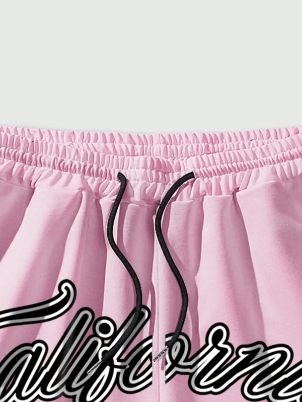 ROMWE Prep Short basket imprimé lettres – Image 4