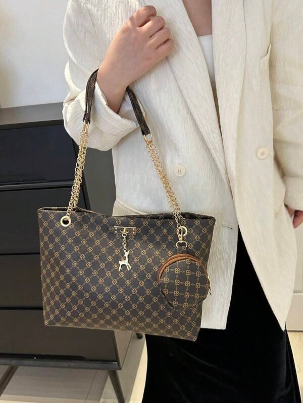 Sac chaîne rétro grande capacité – Image 2