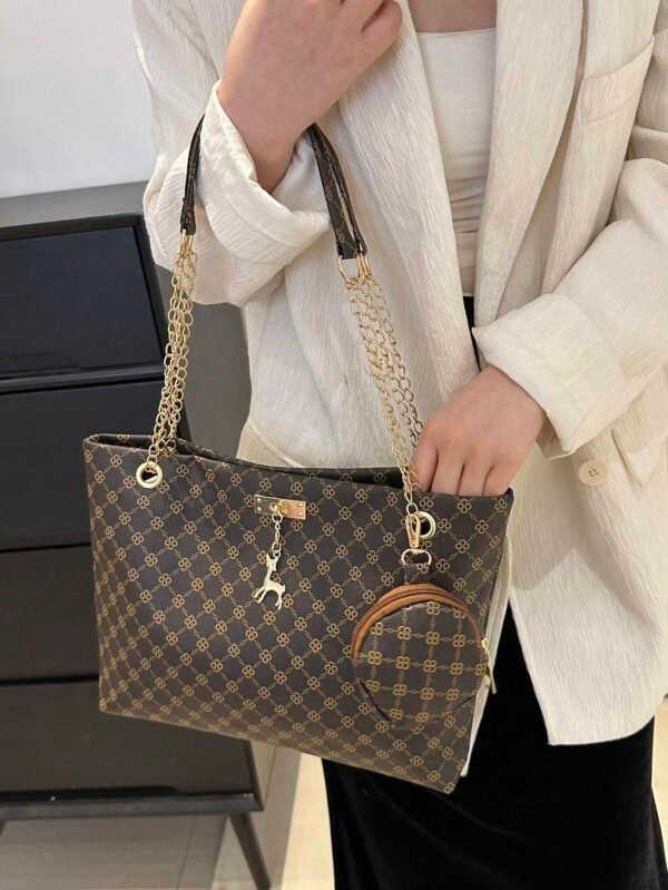 Sac chaîne rétro grande capacité – Image 6