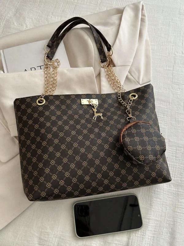 Sac chaîne rétro grande capacité – Image 8