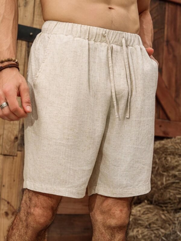 Manfinity Nomadique Short décontracté en lin