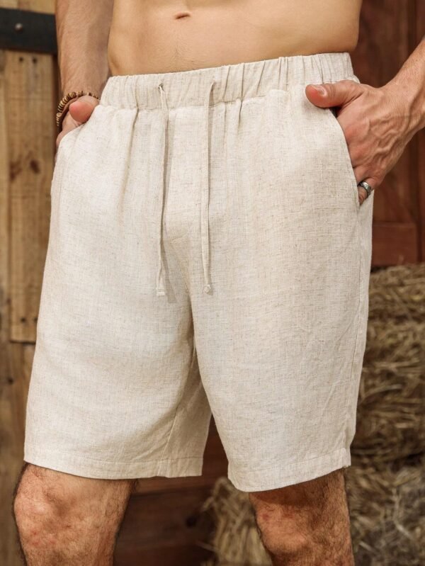 Manfinity Nomadique Short décontracté en lin – Image 4