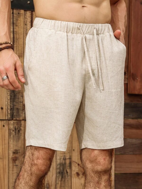 Manfinity Nomadique Short décontracté en lin – Image 7