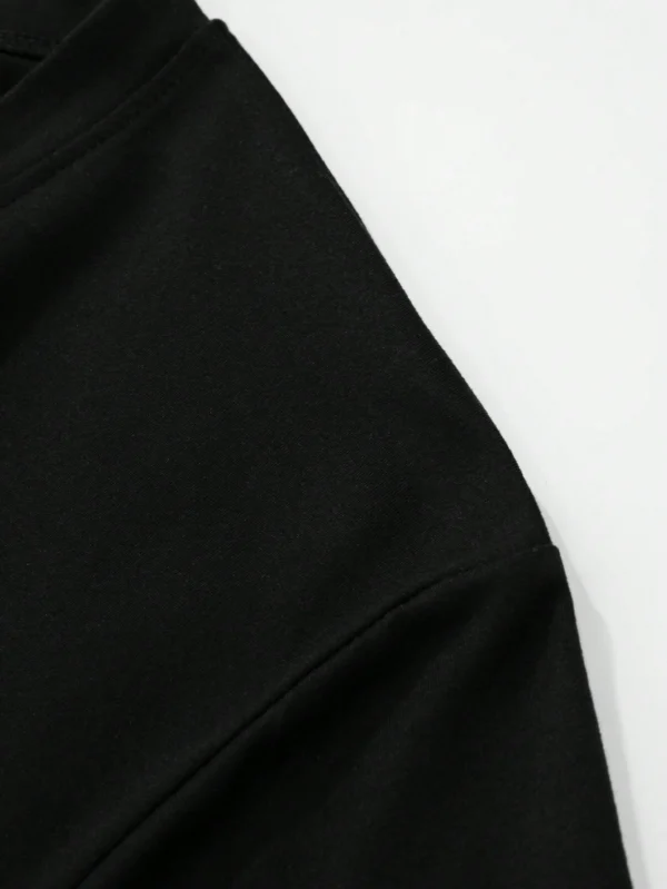 T-shirt col rond imprimé lettrage – Image 4