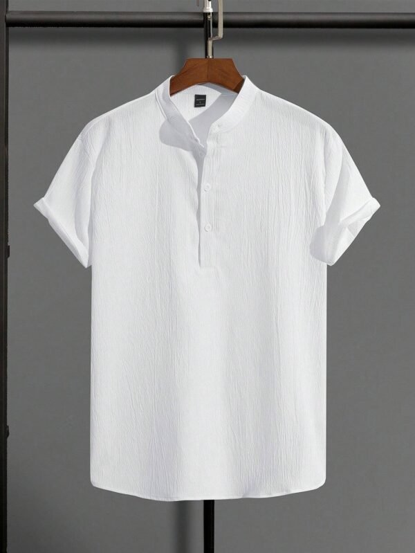 Manfinity Chemise manches courtes demi-bouton