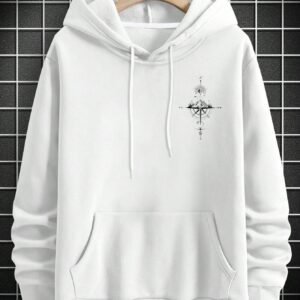 Manfinity EMRG Sweat capuche ample imprimé dos