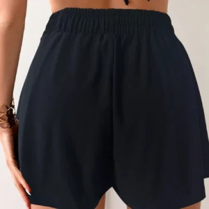 Pantalon plage ample unicolore été