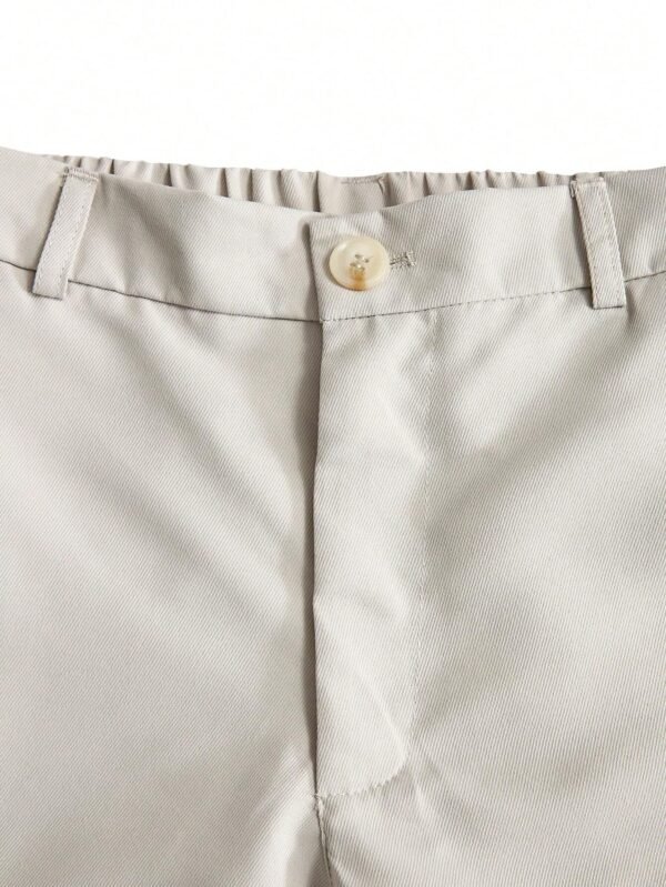 Manfinity Mode Pantalon costume fuselé uni – Image 3