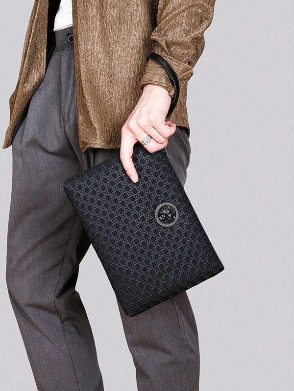 Sac poignet embossé PU multifonction – Image 9