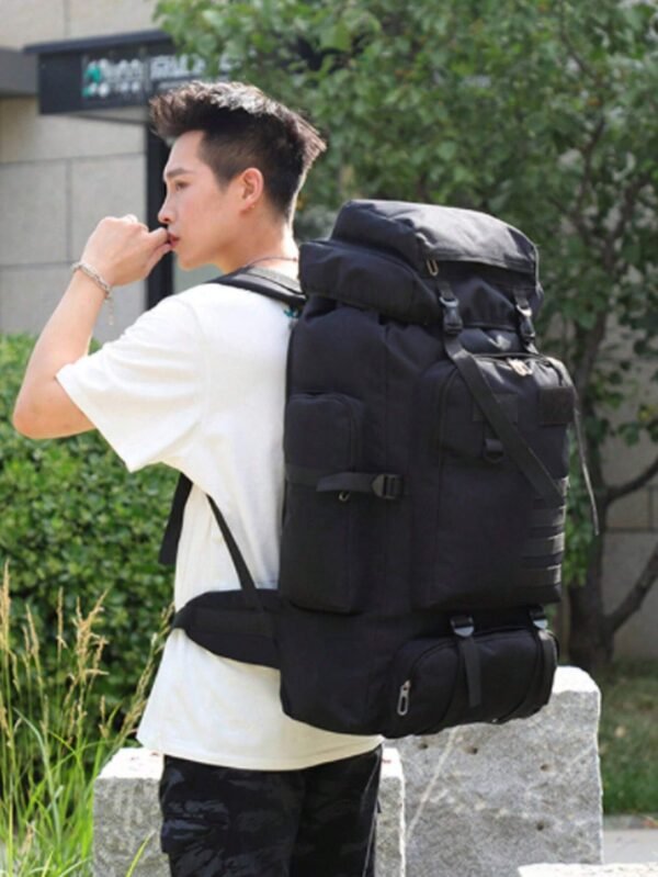 Sac à dos camouflage 80L – Image 3