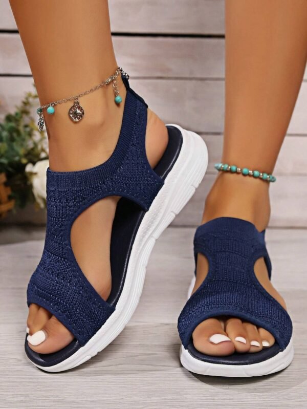 Sandales sport tissées confortables mode – Image 2
