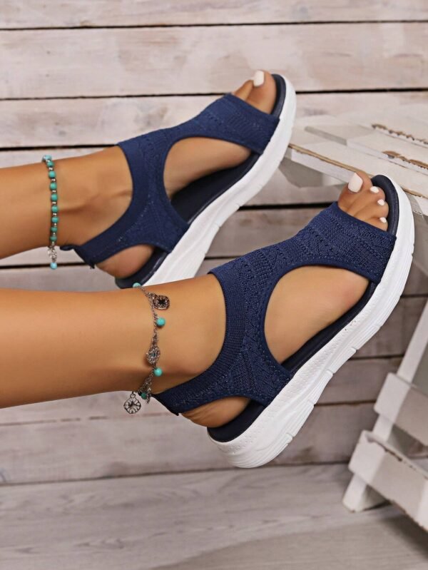 Sandales sport tissées confortables mode – Image 4