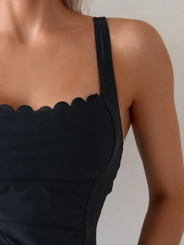 SHEIN Swim Tankini festonné drapé – Image 5