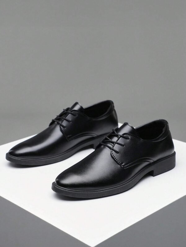 Chaussures noires lacets homme – Image 5