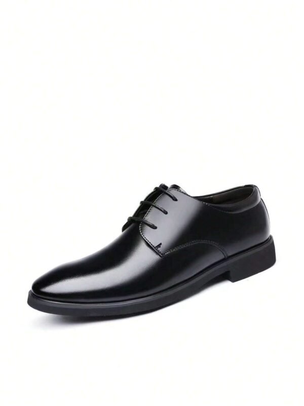 Chaussures noires lacets homme – Image 3