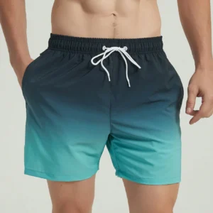 Shorts plage hommes gradient