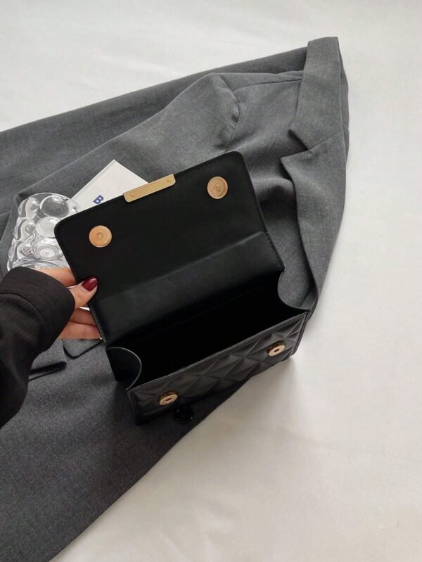 Sac épaule rigide bandoulière large – Image 6