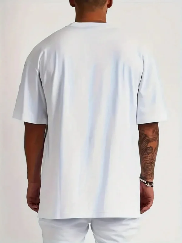 T-shirt ample col rond été – Image 2