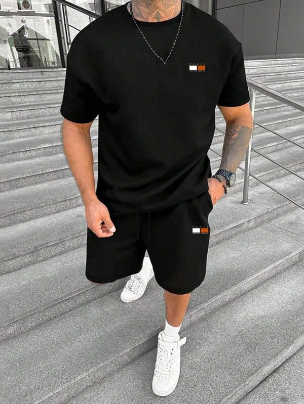 Manfinity Ensemble t-shirt casual short resserrable