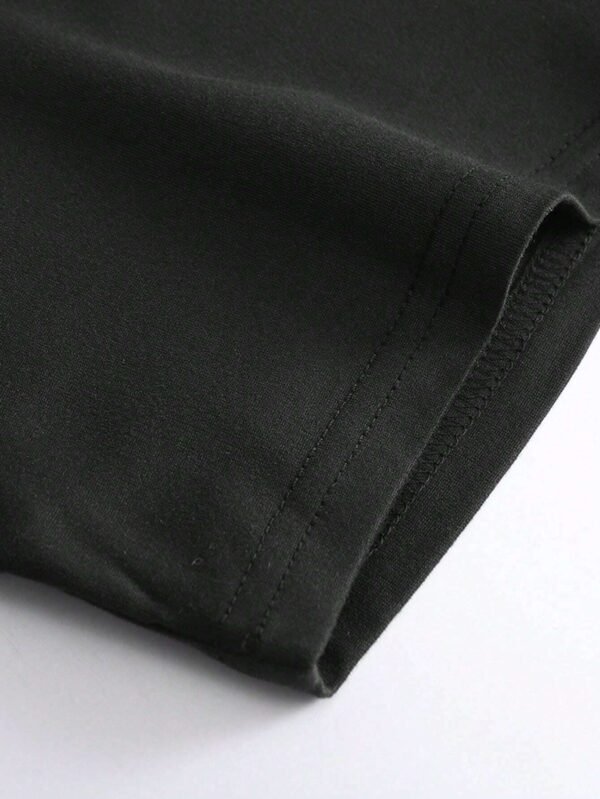 Manfinity Ensemble t-shirt casual short resserrable – Image 3